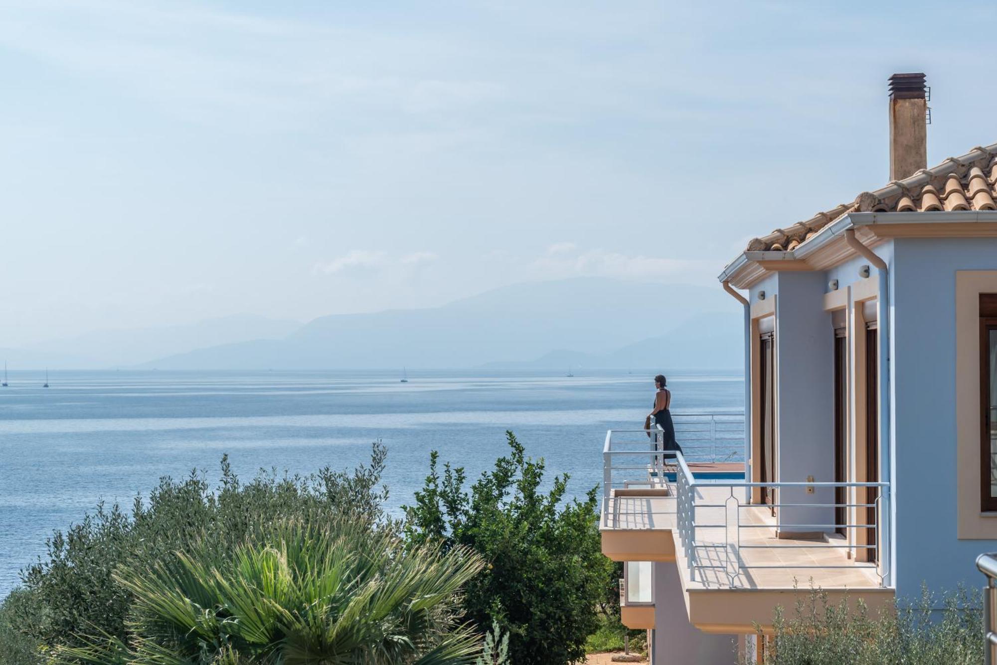 Iris Lefkada - Karavi With Private Sea Access Βίλα Σύβοτα